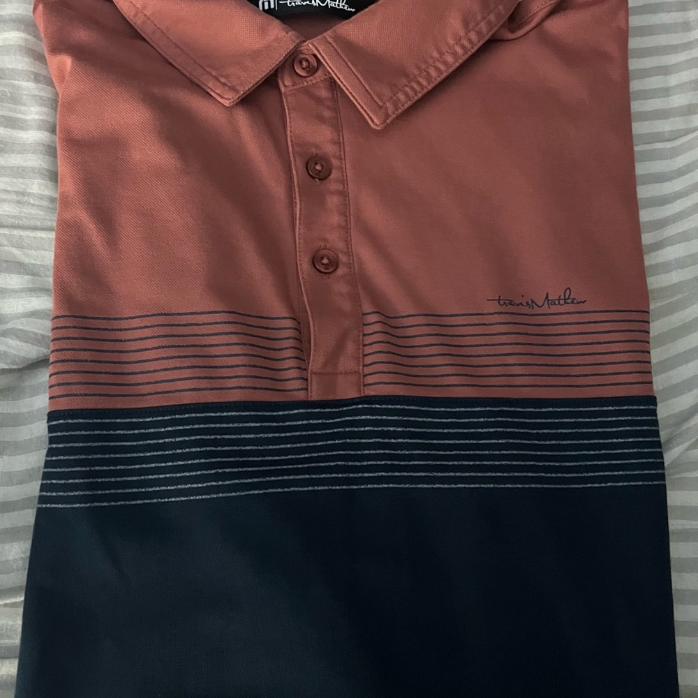 Men's Rust and Black Shirt